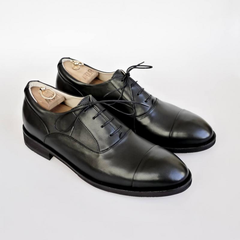 Classic leather mens shoes Oxford 1 All Black