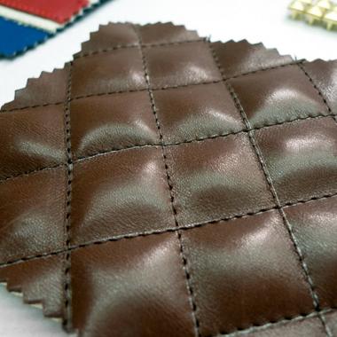 Quilted leather
