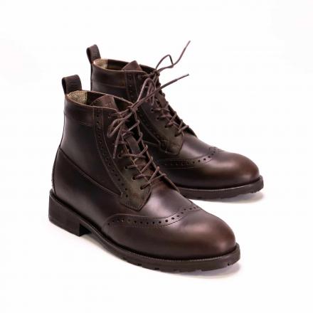 Высокие мужские ботинки Hi Brogue №1 Mocco