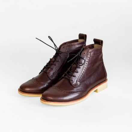 Зимние женские ботинки броги Isadora Browny