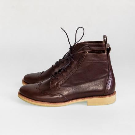 Зимние женские ботинки броги Isadora Browny