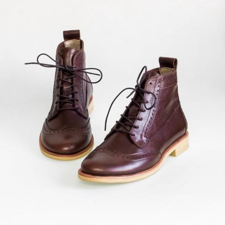 Зимние женские ботинки броги Isadora Browny