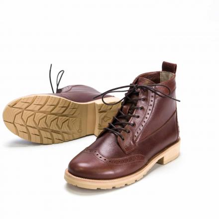 Зимние женские ботинки броги Isadora Browny