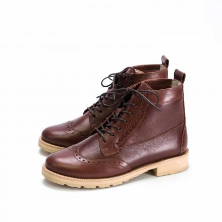 Зимние женские ботинки броги Isadora Browny