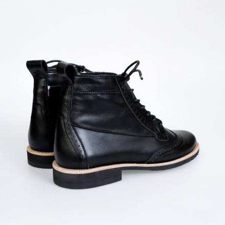 Зимние женские ботинки броги Isadora Black