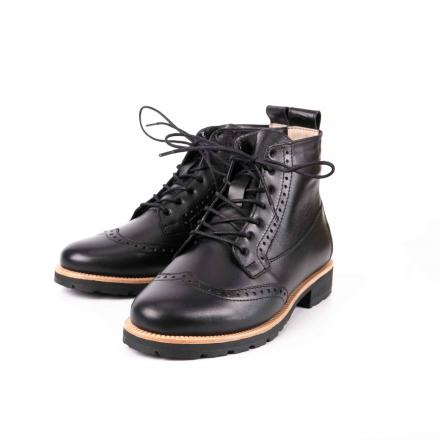 Зимние женские ботинки броги Isadora Black