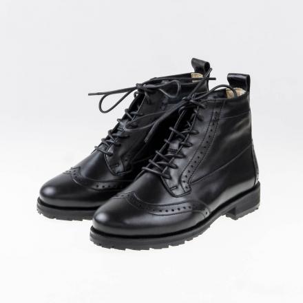 Зимние женские ботинки броги Isadora All Black