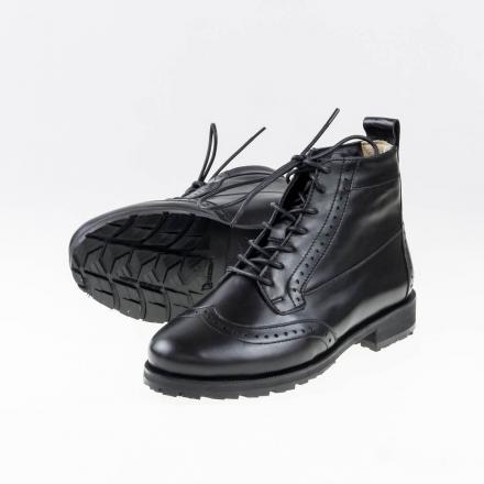 Зимние женские ботинки броги Isadora All Black