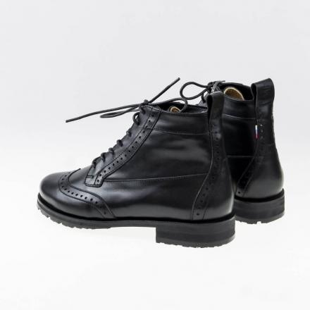 Зимние женские ботинки броги Isadora All Black