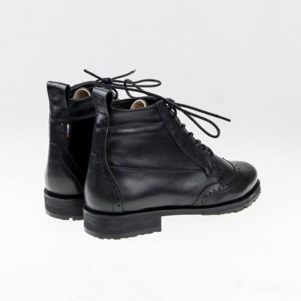 Зимние женские ботинки броги Isadora All Black