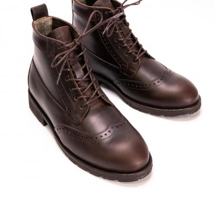 Зимние мужские ботинки Hi Brogue №1 Mocco