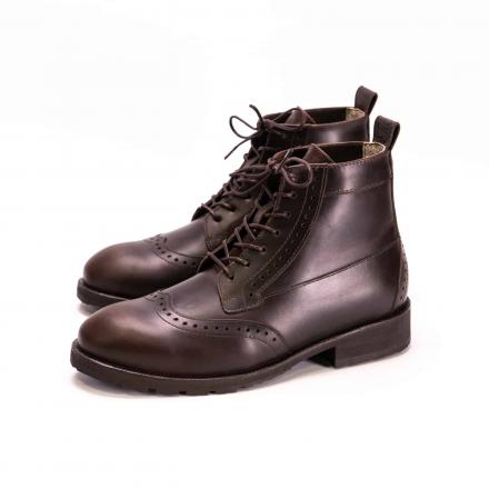 Зимние мужские ботинки Hi Brogue №1 Mocco