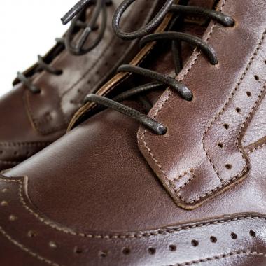 Winter men's boots Hi Brogue №1 Browny