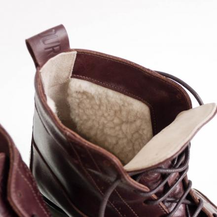 Зимние мужские ботинки Hi Brogue №1 Browny