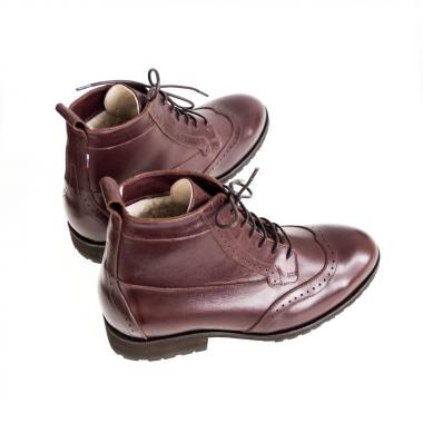 Winter men's boots Hi Brogue №1 Browny