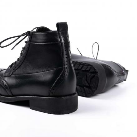 Зимние мужские ботинки Hi Brogue All Black