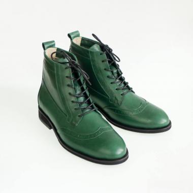Зимние мужские ботинки Hi Brogue №1 Emerald