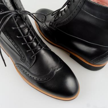 Высокие мужские ботинки Hi Brogue №1 Black