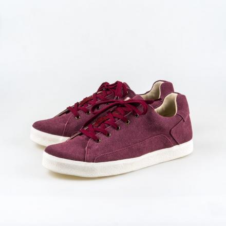 Orongo Burgundy Canvas Sneakers