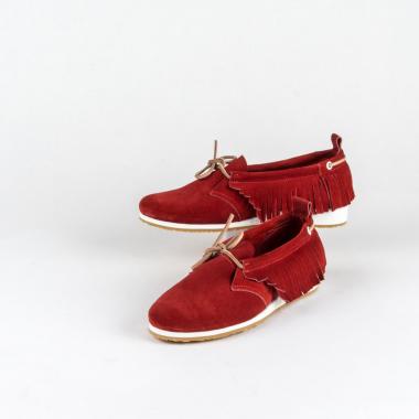 Women's moccasins Spaghetti Red