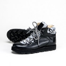 patent leather hiker boots