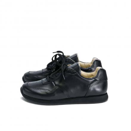 Кожаные кроссовки CODE All Black