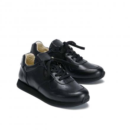 Кожаные кроссовки CODE All Black