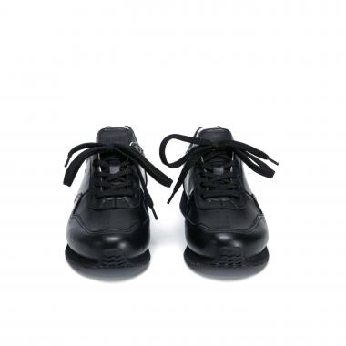 Кожаные кроссовки CODE All Black