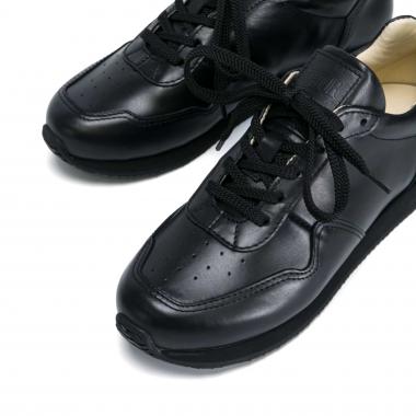 Кожаные кроссовки CODE All Black