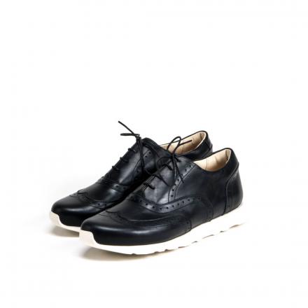 Кроссовки броги Croco Black