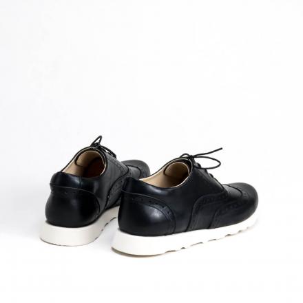 Кроссовки броги Croco Black