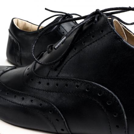 Кроссовки броги Croco Black