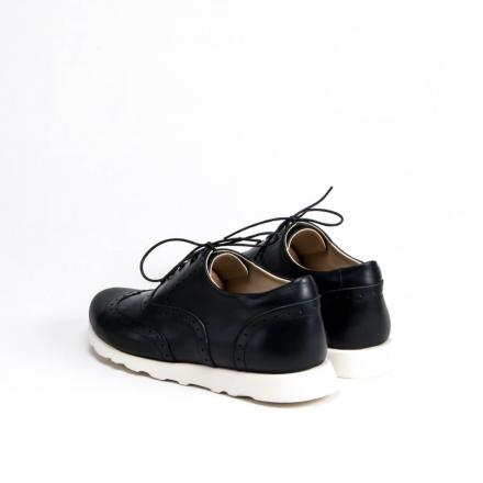 Кроссовки броги Croco Black