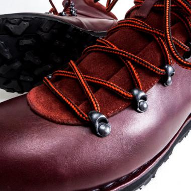 Бордовые кожаные ботинки Hiker #1 HS Bordeaux