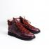 Бордовые кожаные ботинки Hiker #1 HS Bordeaux
