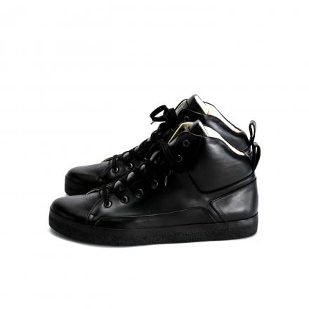 Высокие кожаные кеды Orongo All Black
