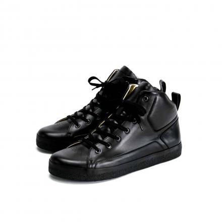 Высокие кожаные кеды Orongo All Black