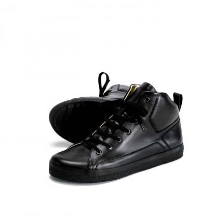 Высокие кожаные кеды Orongo All Black