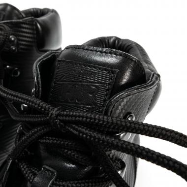 Зимние ботинки Hiker #1 HS из черной кожи с текстурой карбона