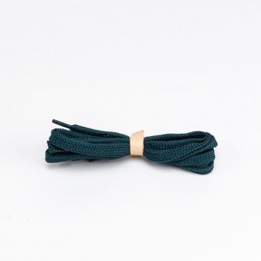 Emerald flat laces for trainers and sneakers 