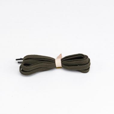 Баллистический зеленые плоские шнурки для кроссовок и кед 110 см