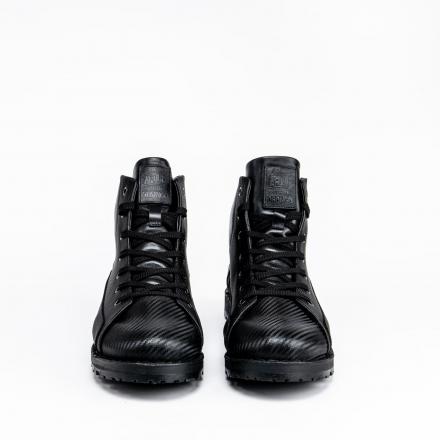 Зимние кожаные ботинки Orongo Hike Carbon Black
