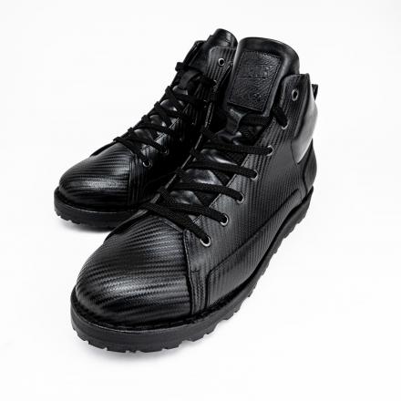 Зимние кожаные ботинки Orongo Hike Carbon Black