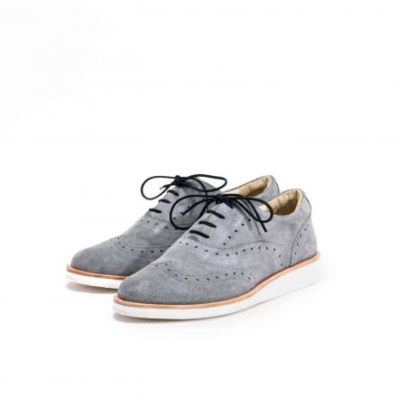 Женские полуботинки Brogue №2 Grey