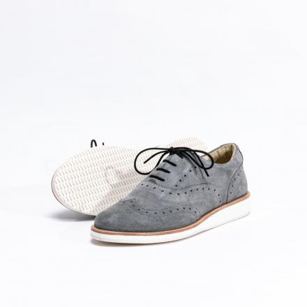 Женские полуботинки Brogue №2 Grey