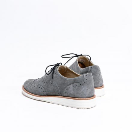 Женские полуботинки Brogue №2 Grey