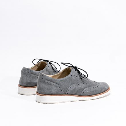 Женские полуботинки Brogue №2 Grey
