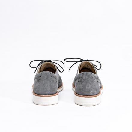 Женские полуботинки Brogue №2 Grey