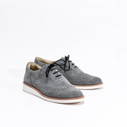 Женские полуботинки Brogue №2 Grey