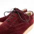 Womens shoes Brogue №2 Bordeaux suede